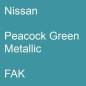 Preview: Nissan, Peacock Green Metallic, FAK.